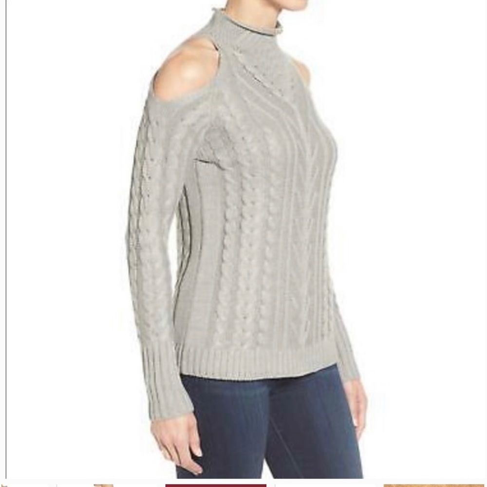Cold Shoulder Sweater - Picture 4 of 6